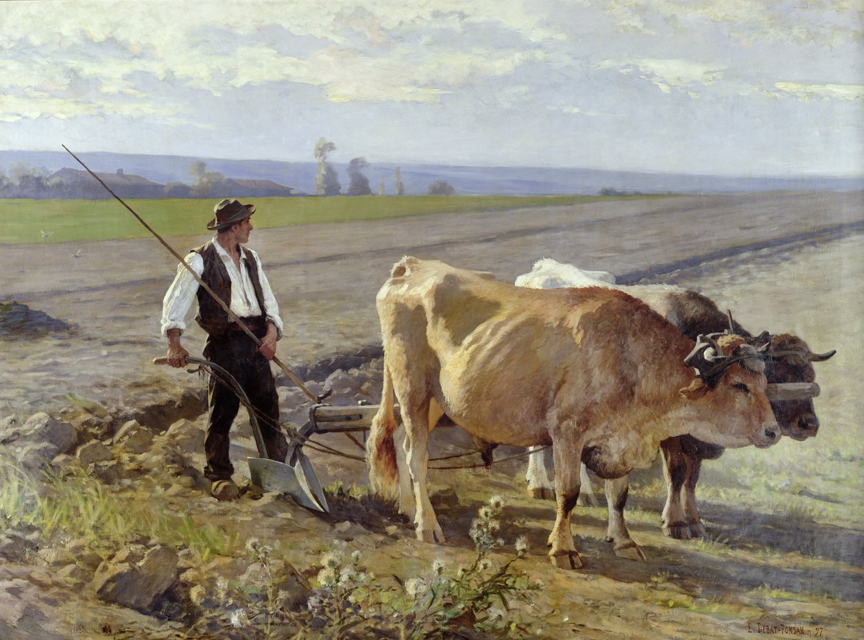 Brázda, 1897 od Edouard Debat Ponsan