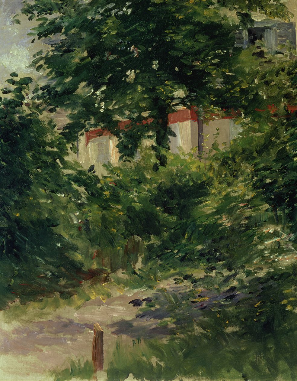 Zákoutí zahrady v Rueil, 1882 od Édouard Manet