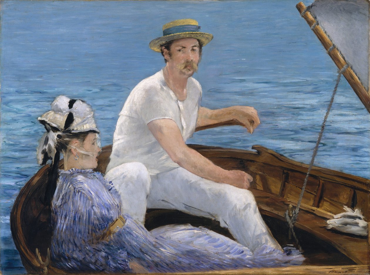 Plavba lodí, 1874 (olej na plátně) od Édouard Manet