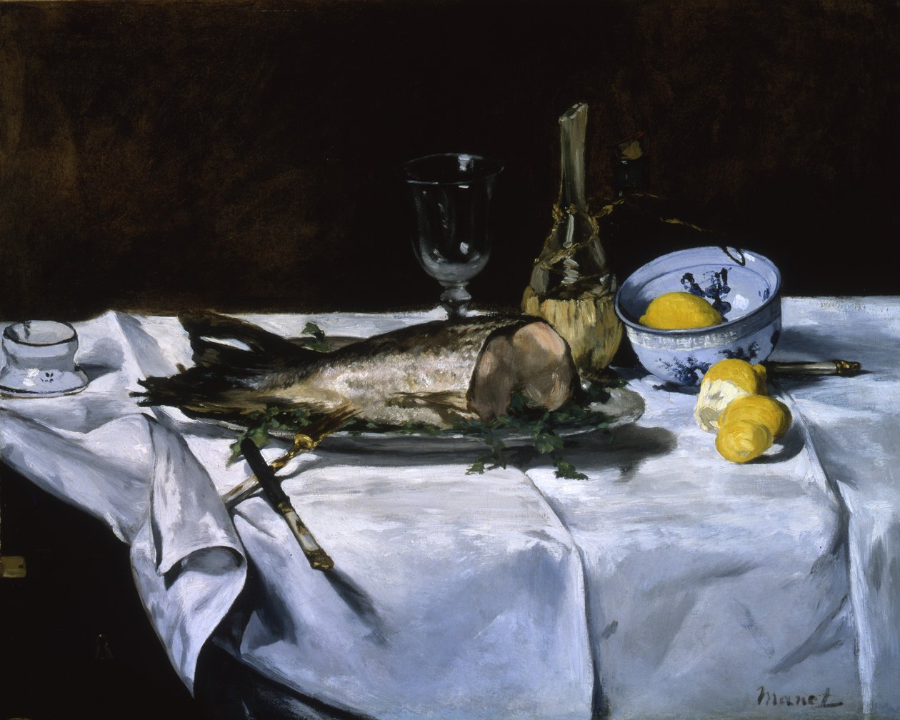 Losos, kolem roku 1864 od Édouard Manet