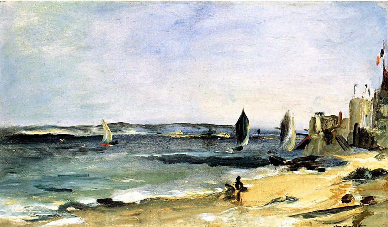 Mořské pobřeží, Arcachon, 1871 od Édouard Manet