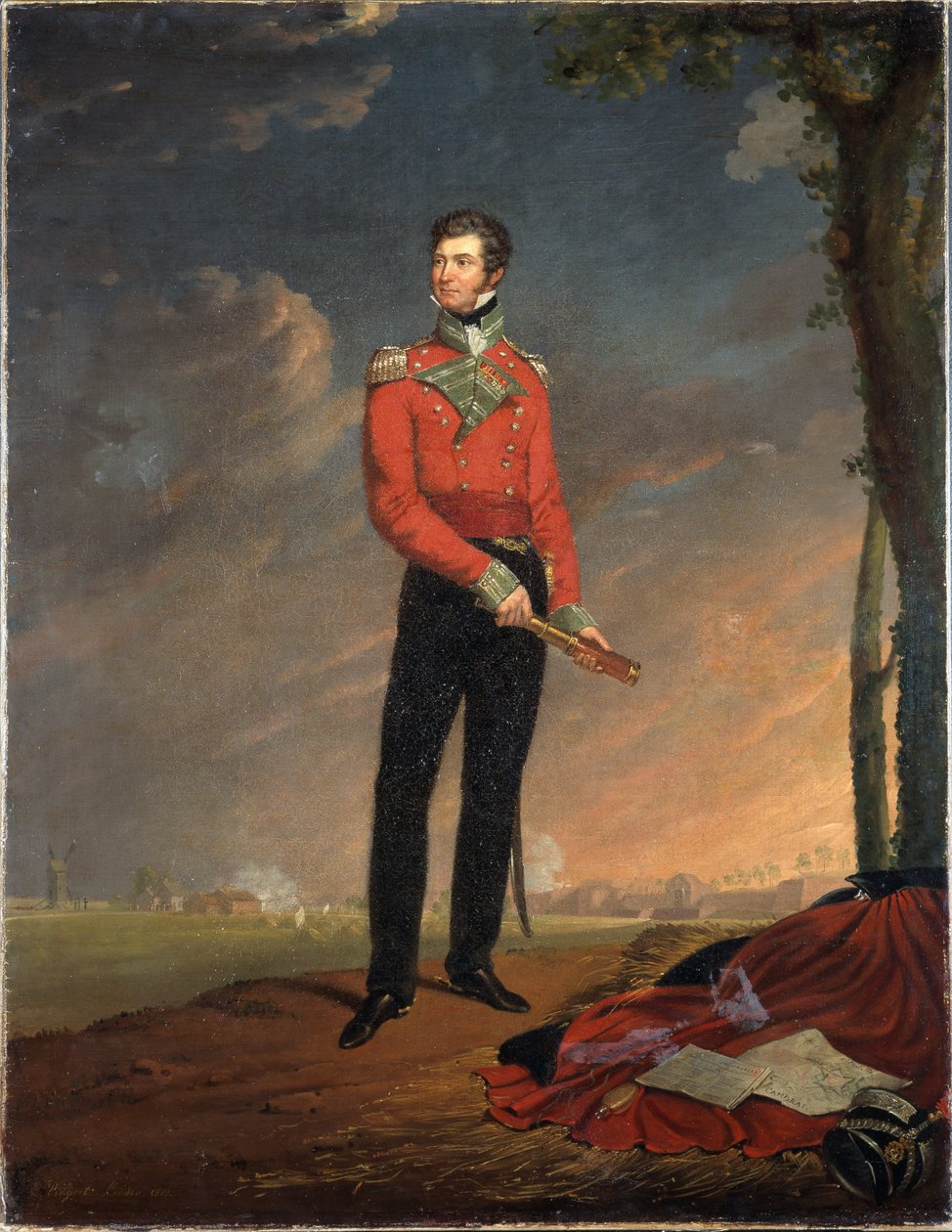 Major Sir Neil Campbell, 1819 od Edouard Pingret