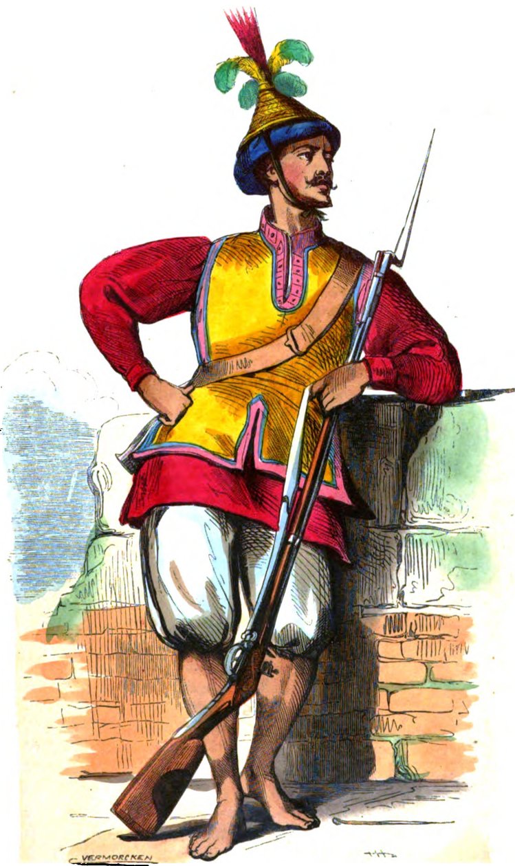Vermorcken. Voják Cochinchinoie (Asie) od Edouard Vermorcken
