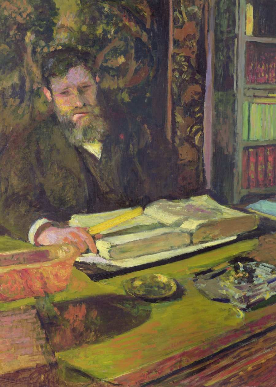 Arthur Fontaine (1860-1931) kolem roku 1906 (olej na kartě) od Edouard Vuillard