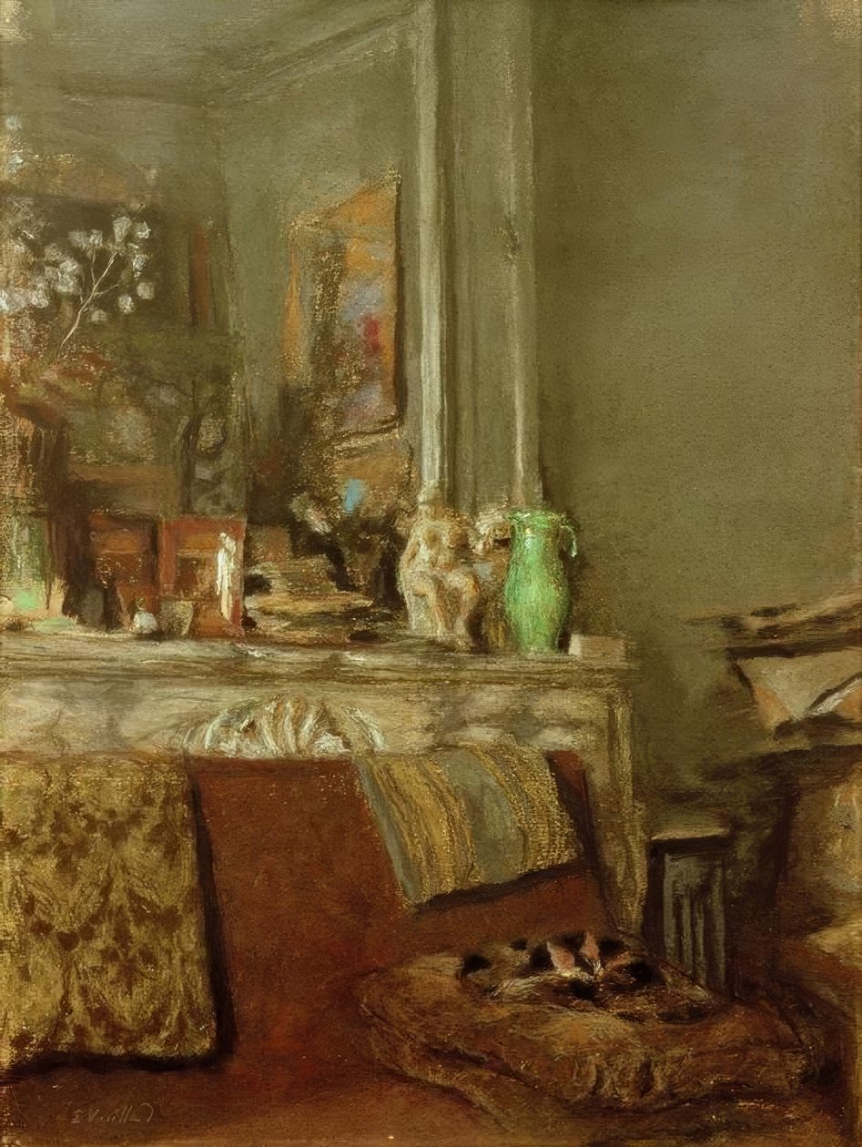 Krb ve Vuillardu, místo Vintimille od Edouard Vuillard