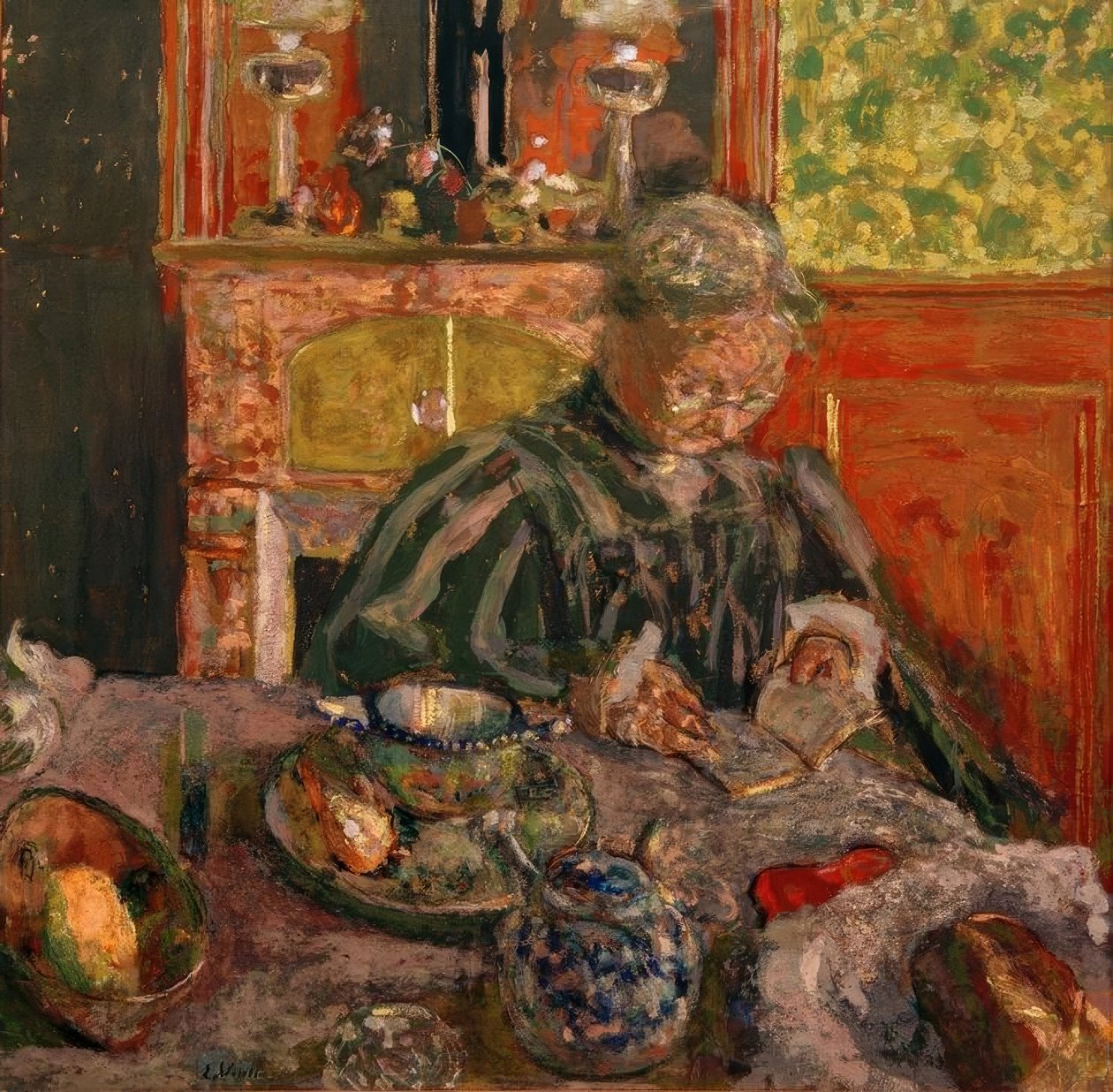 Světlo na čtení od Edouard Vuillard