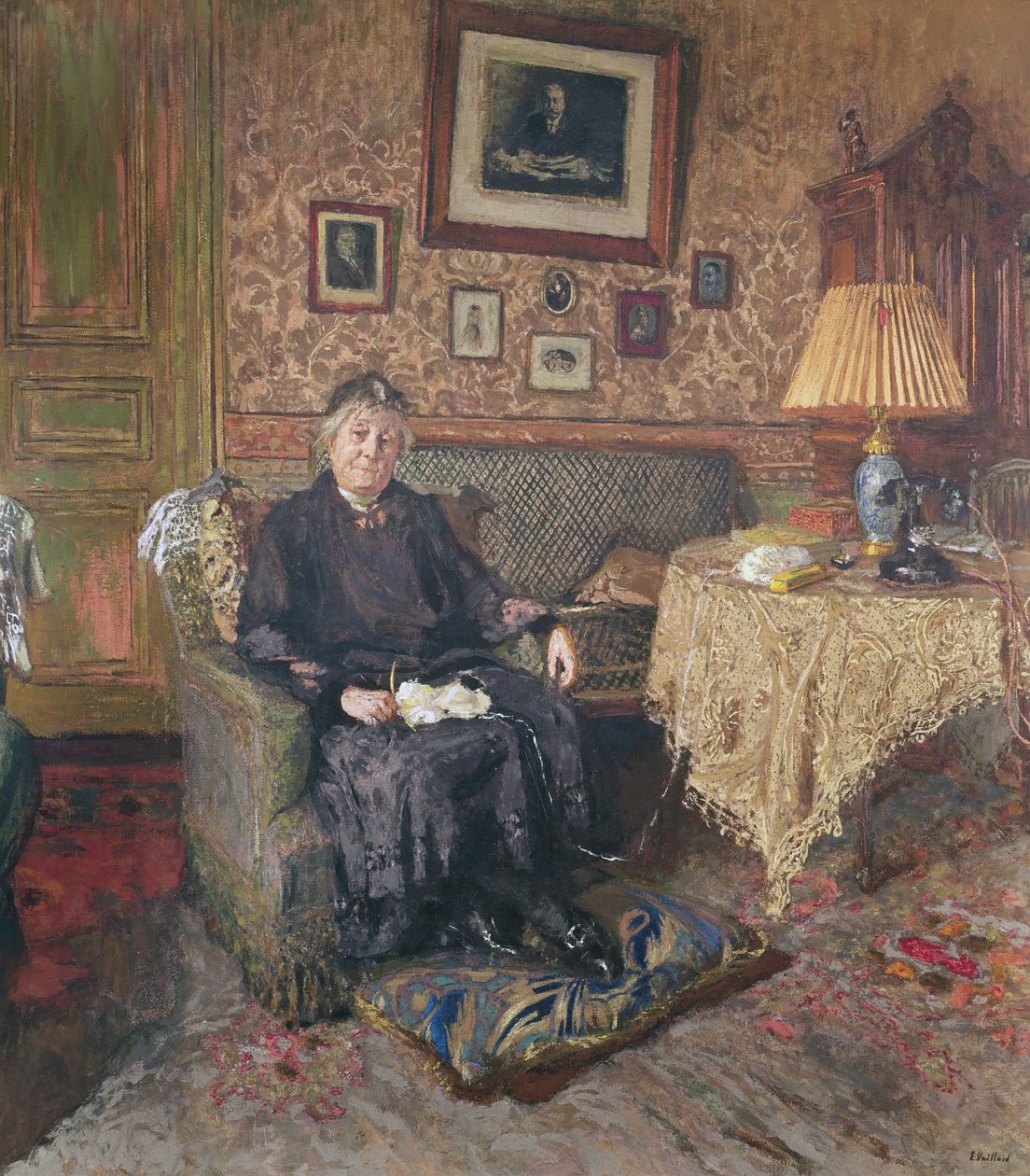 Madame Adrien Benard (1853-1935) 1928-29 od Edouard Vuillard