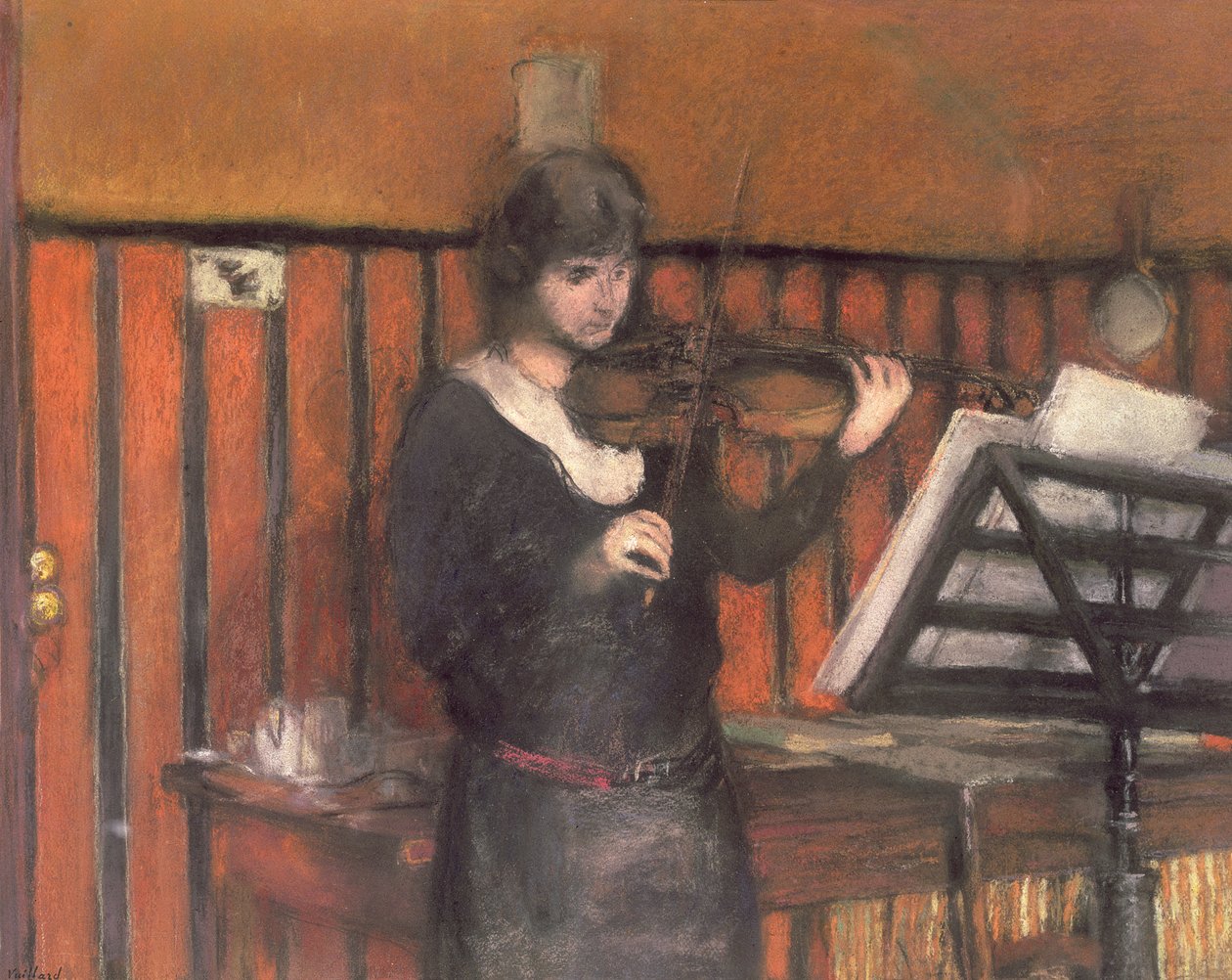 Madame Miriam Fried (nar. 1846), houslistka od Edouard Vuillard