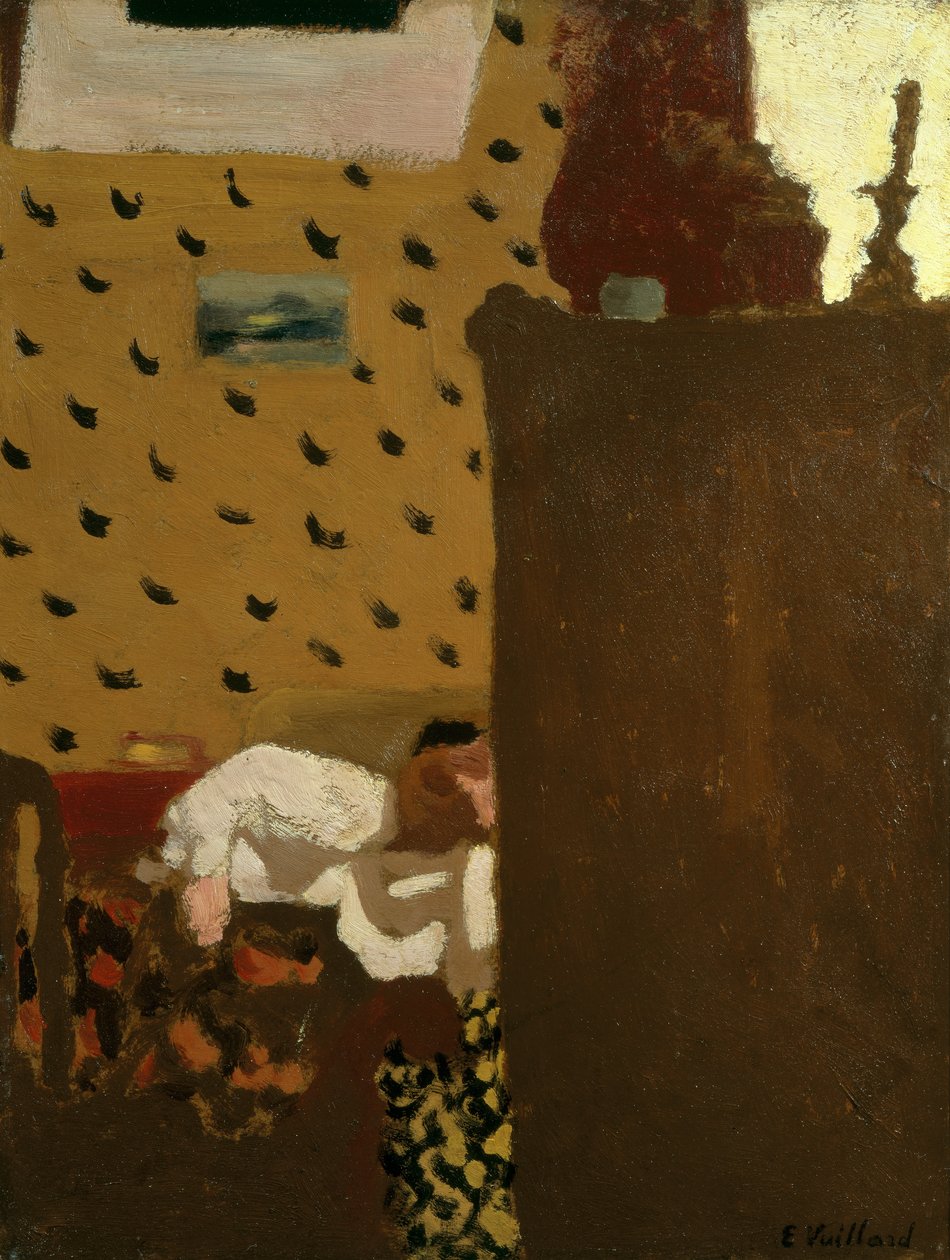 Madame Rousselová v Chiffonnier od Edouard Vuillard