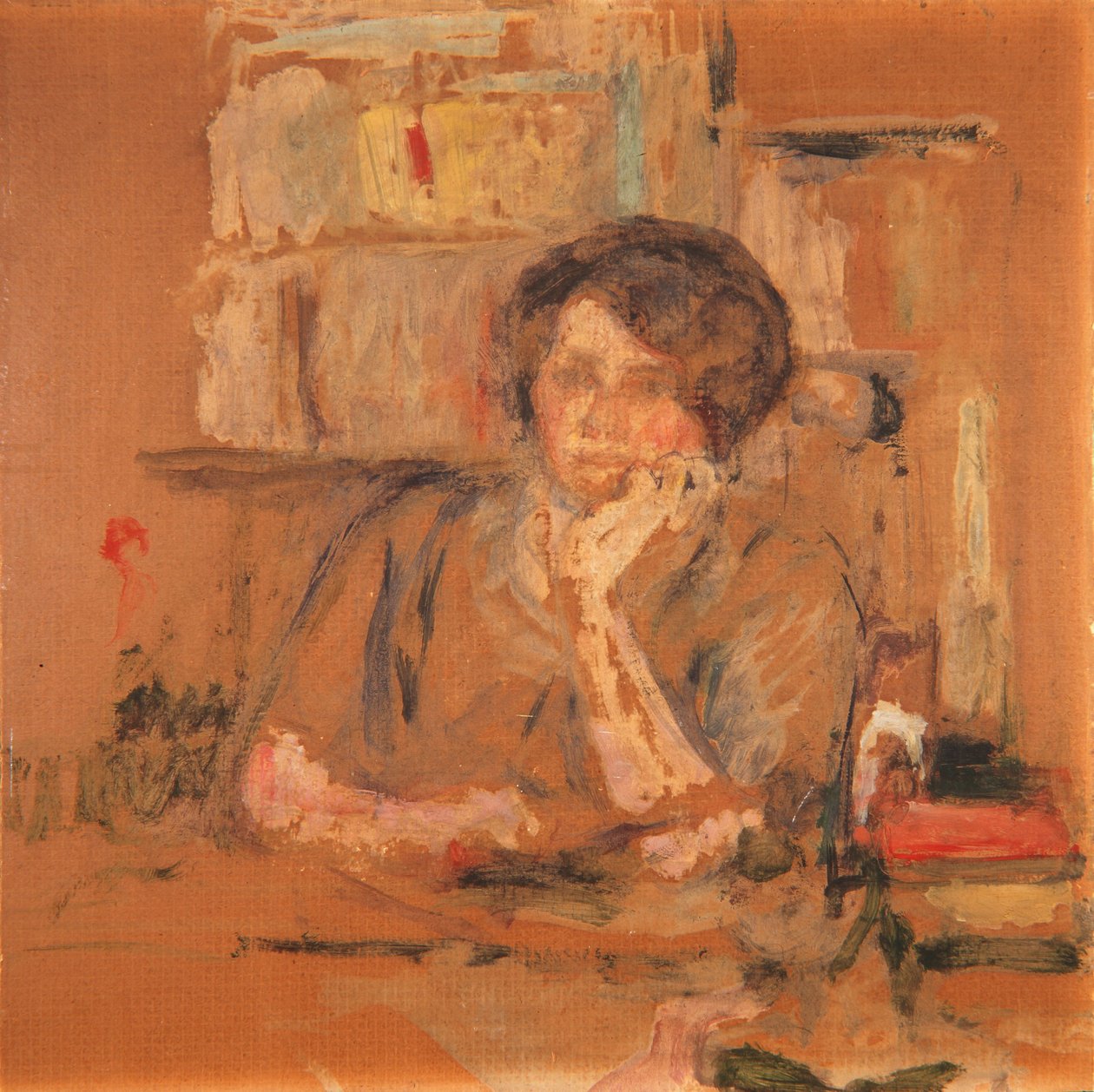 Portrét Jacqueline Fontaineové (raná verze), 1911 od Edouard Vuillard