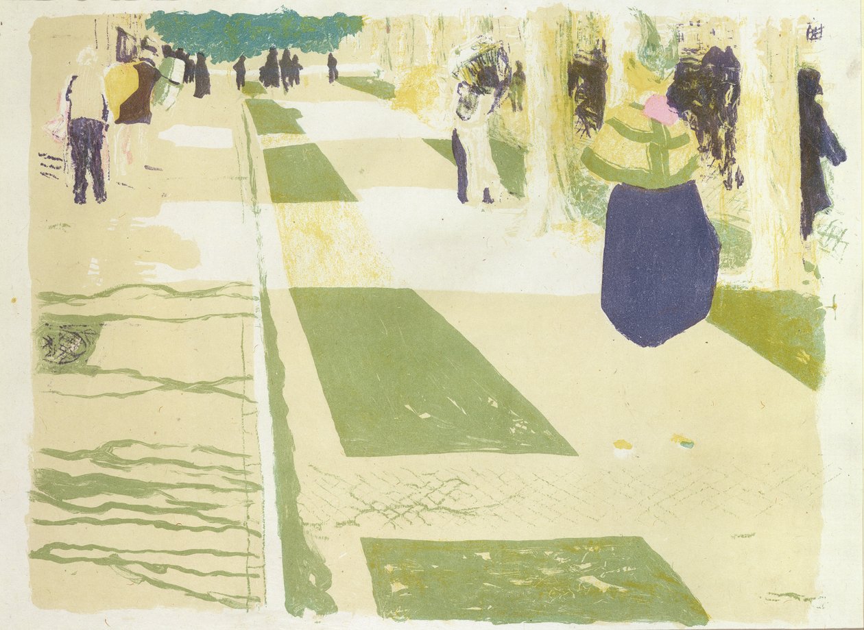Avenue, 189899 od Edouard Vuillard