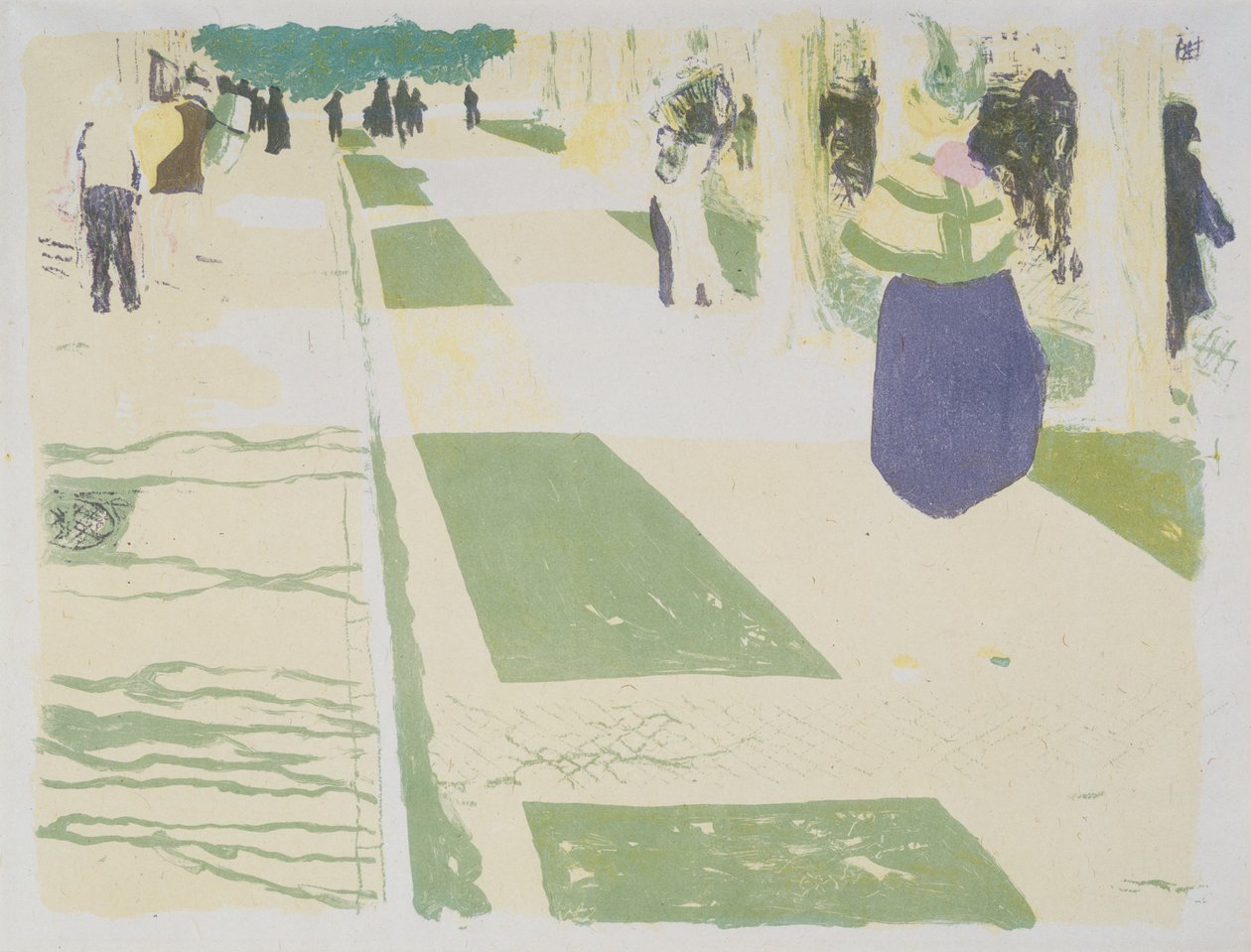 The Avenue, 1899 od Edouard Vuillard