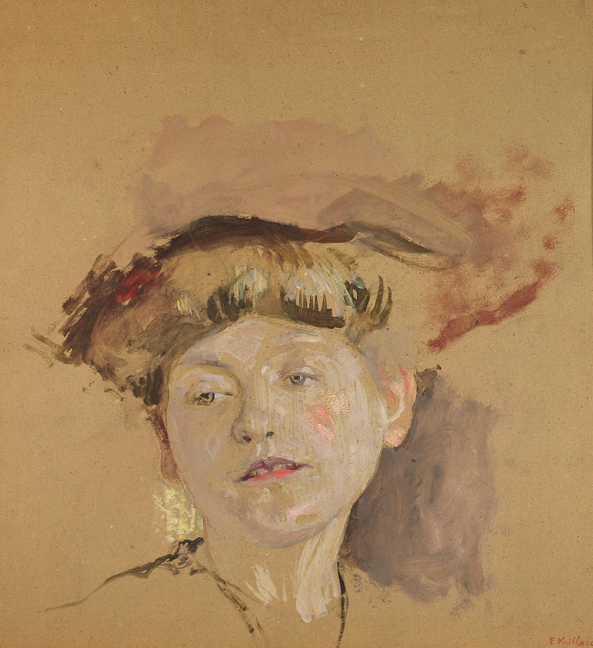 Blondýnka (olej na papíře) od Edouard Vuillard