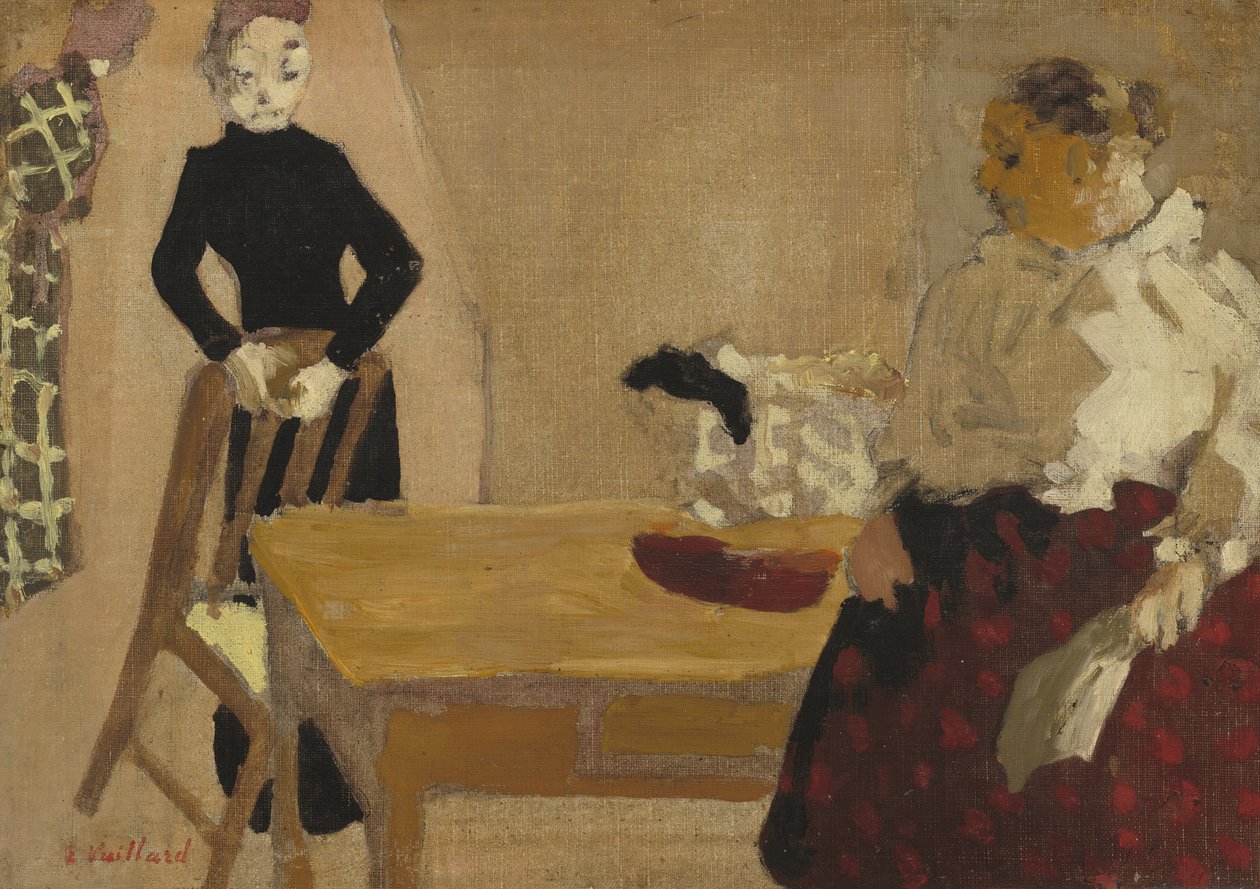 Rozhovor, 1891 od Edouard Vuillard