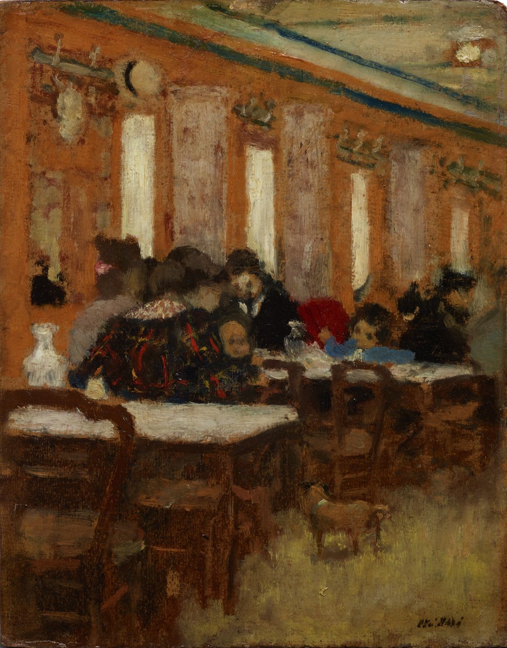 Malá restaurace od Edouard Vuillard