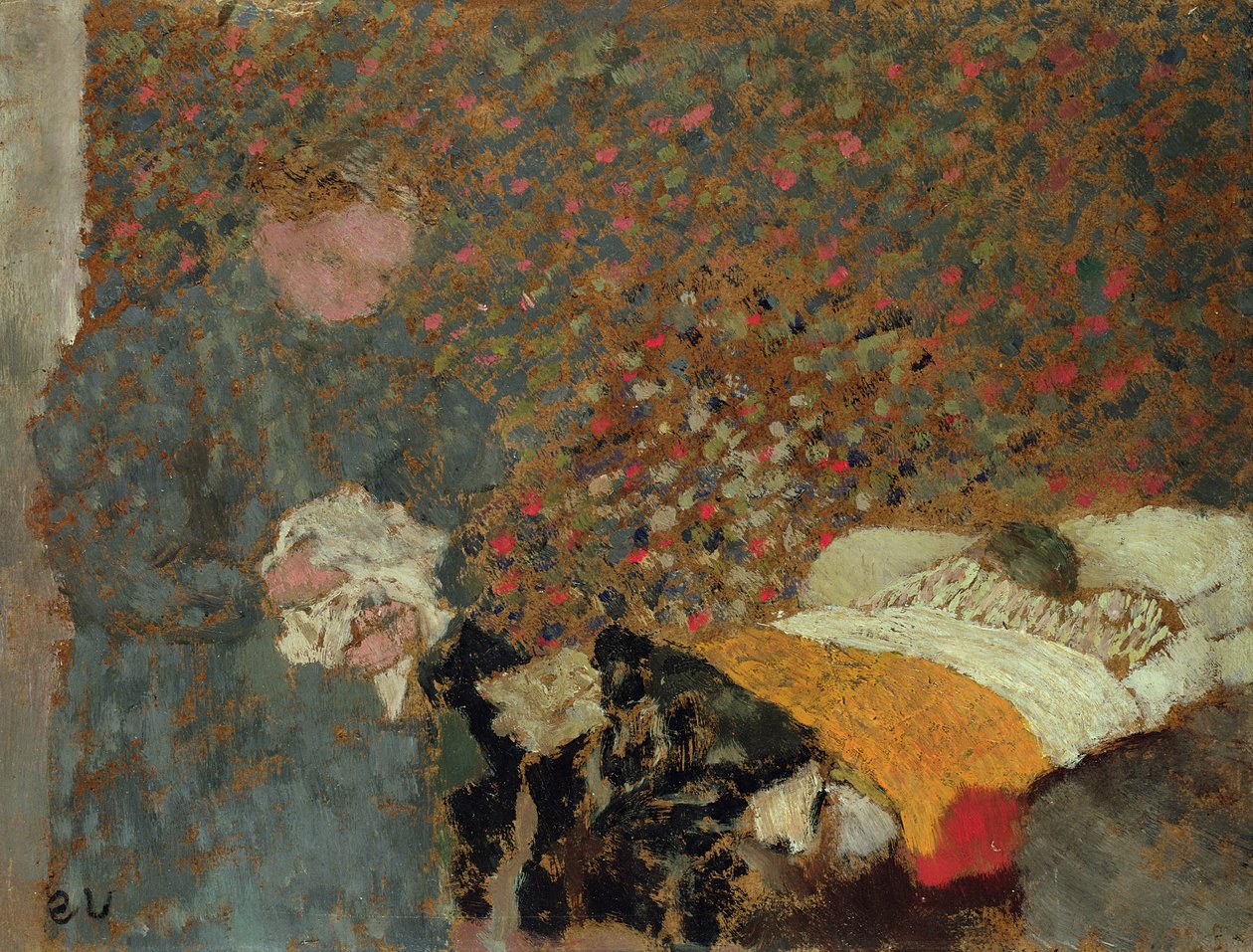 Nemocné dítě, kolem roku 1892 od Edouard Vuillard