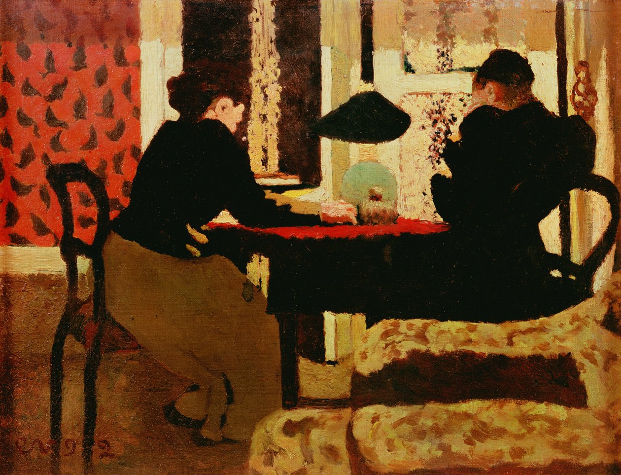 Women by Lamplight, 1892 od Edouard Vuillard