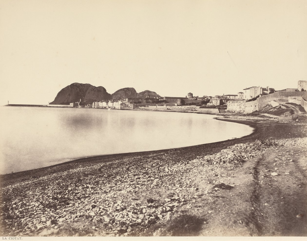 La Ciotat, asi 1860 (foto) od Edouard Denis Baldus