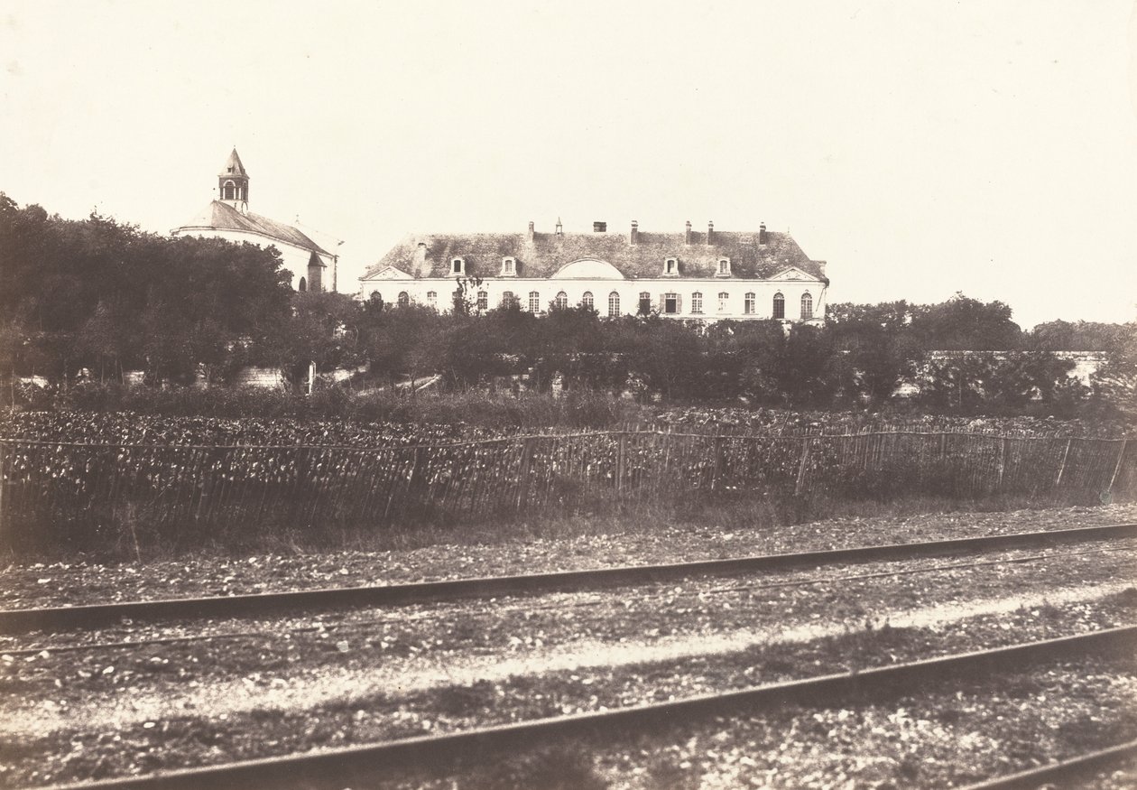 Gard Abbey poblíž Abbeville, c. 1855. od Édouard Baldus