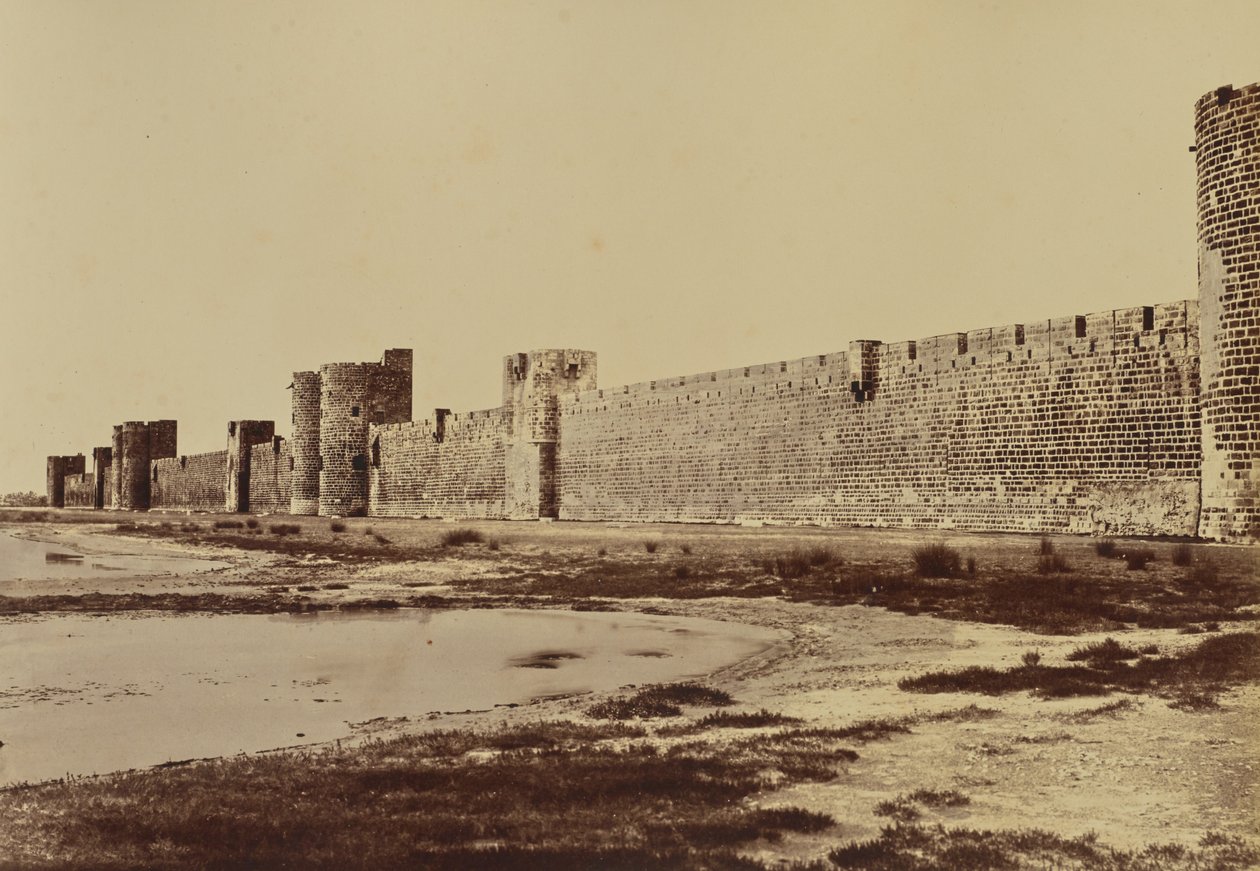 Aigues-Mortes od Édouard Baldus