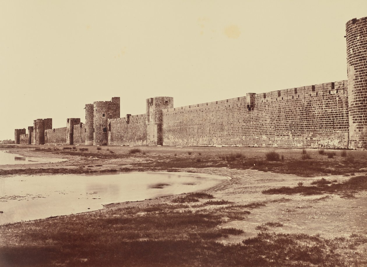 Aigues-Mortes od Édouard Baldus