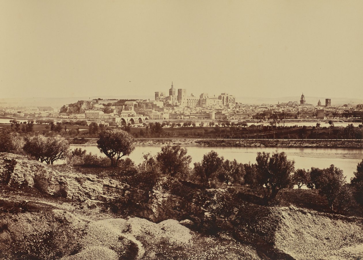 Avignon od Édouard Baldus