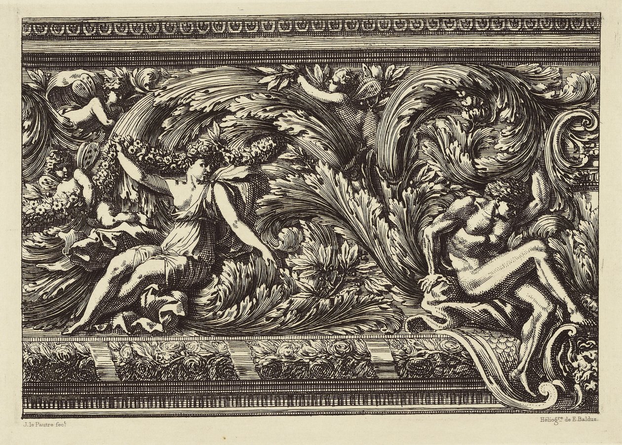 [Design Jean le Pautre] od Édouard Baldus