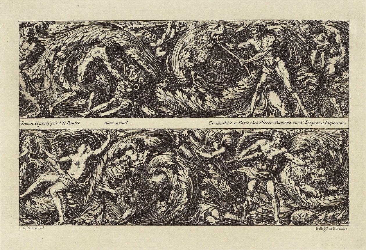 [Design Jean le Pautre] od Édouard Baldus