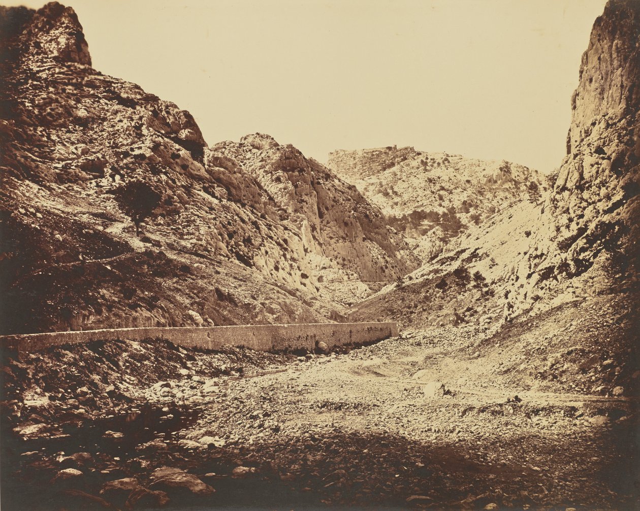 soutěsky Ollioules. od Édouard Baldus