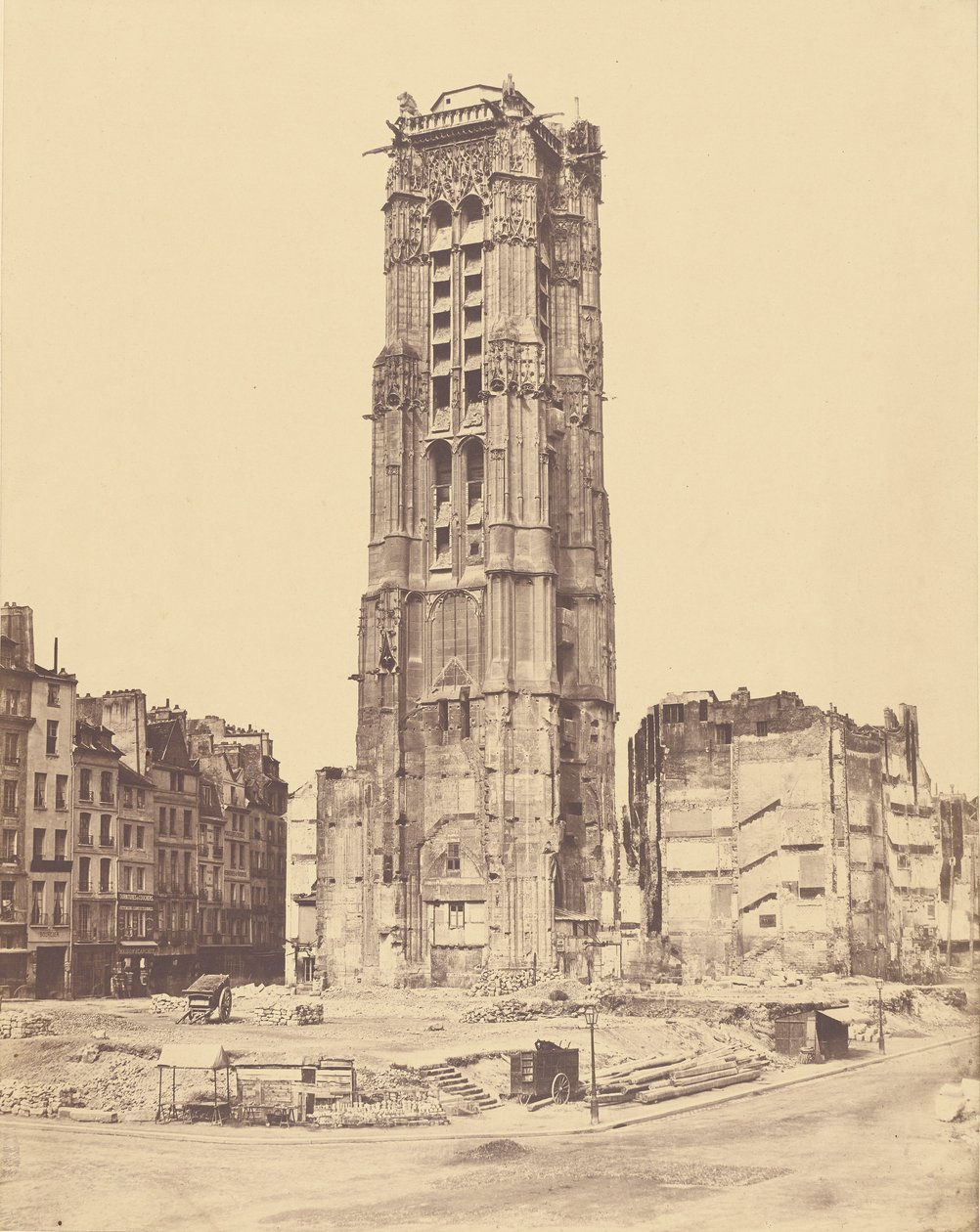 Věž Saint-Jacques od Édouard Baldus
