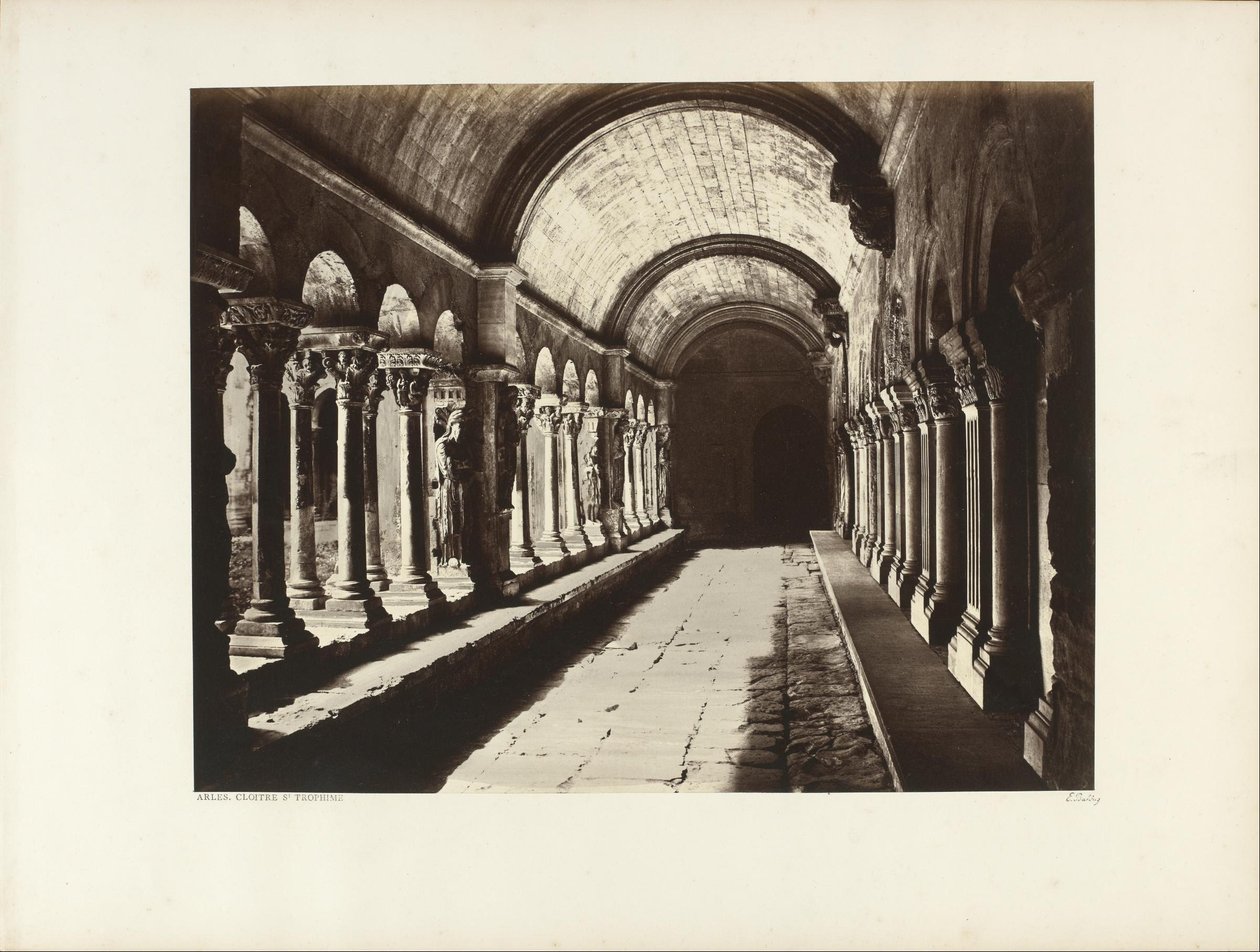 Křížová chodba Saint-Trophime, Arles od Édouard Baldus