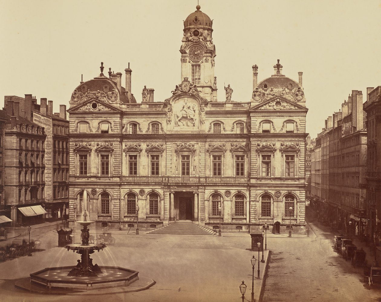 Lyon. Radnice od Édouard Baldus