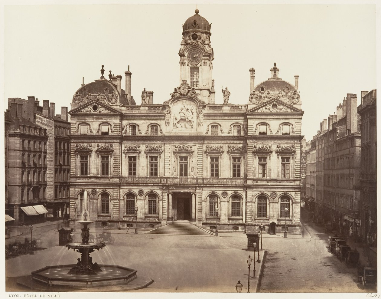 Lyon, radnice od Édouard Baldus