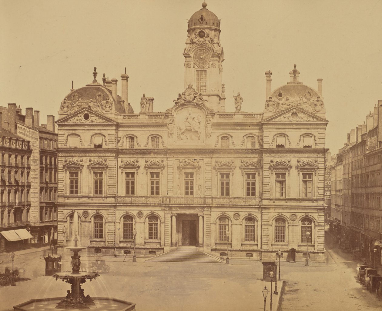 Lyon. Radnice od Édouard Baldus