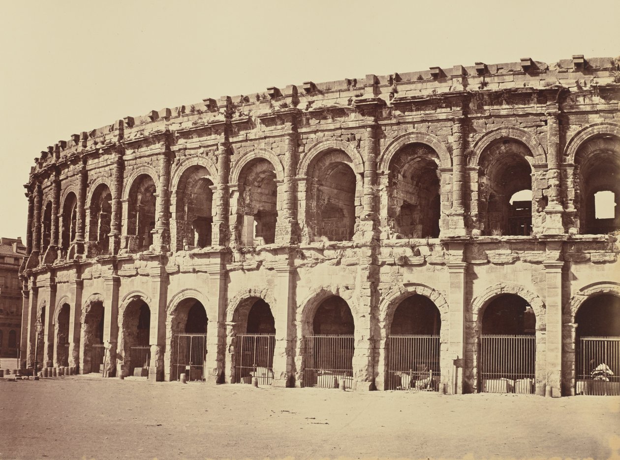 Nîmes. Amfiteátr od Édouard Baldus