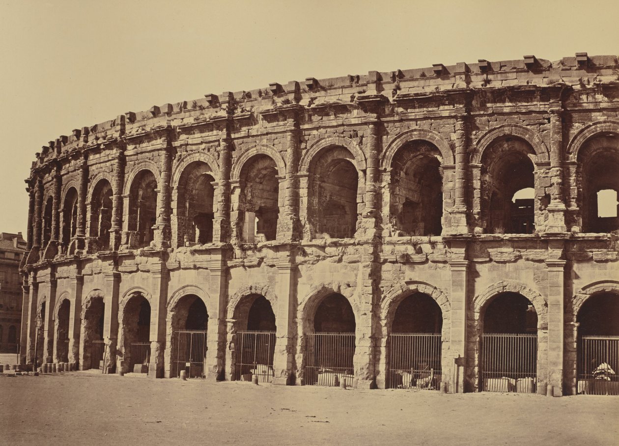 Nîmes. Amfiteátr od Édouard Baldus