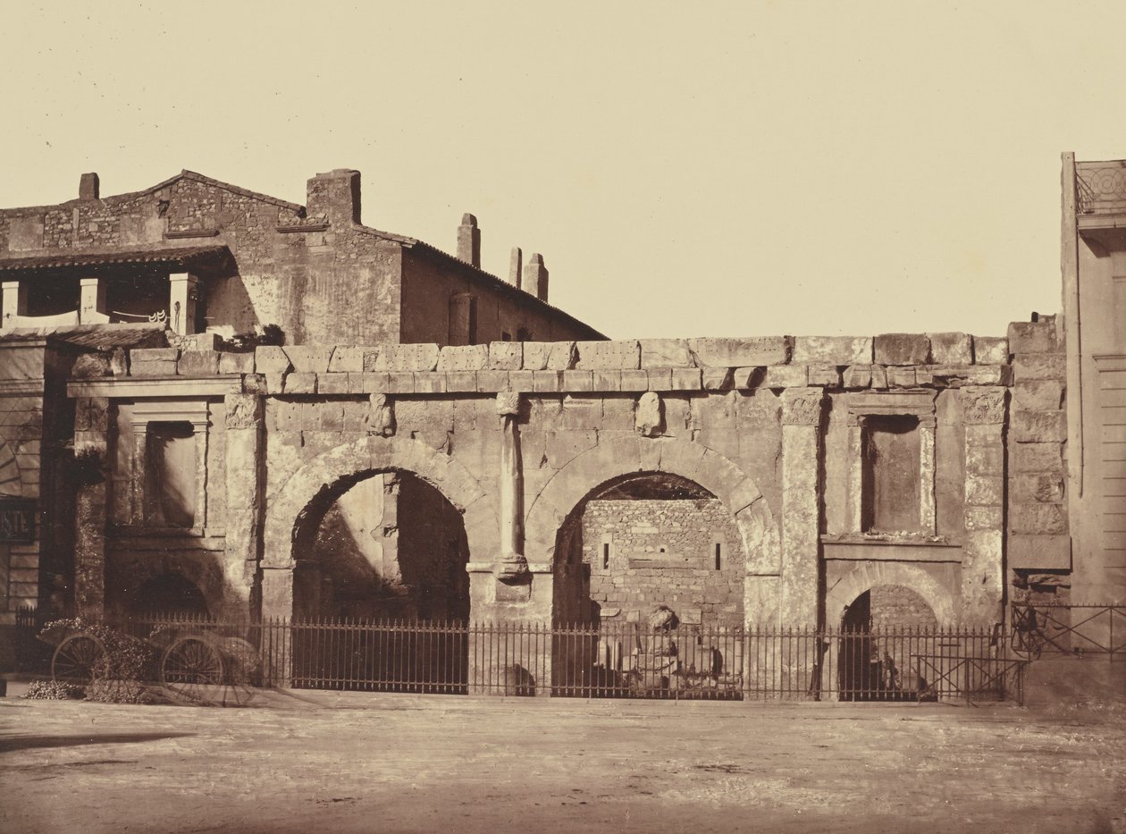Nîmes. Augustova brána od Édouard Baldus