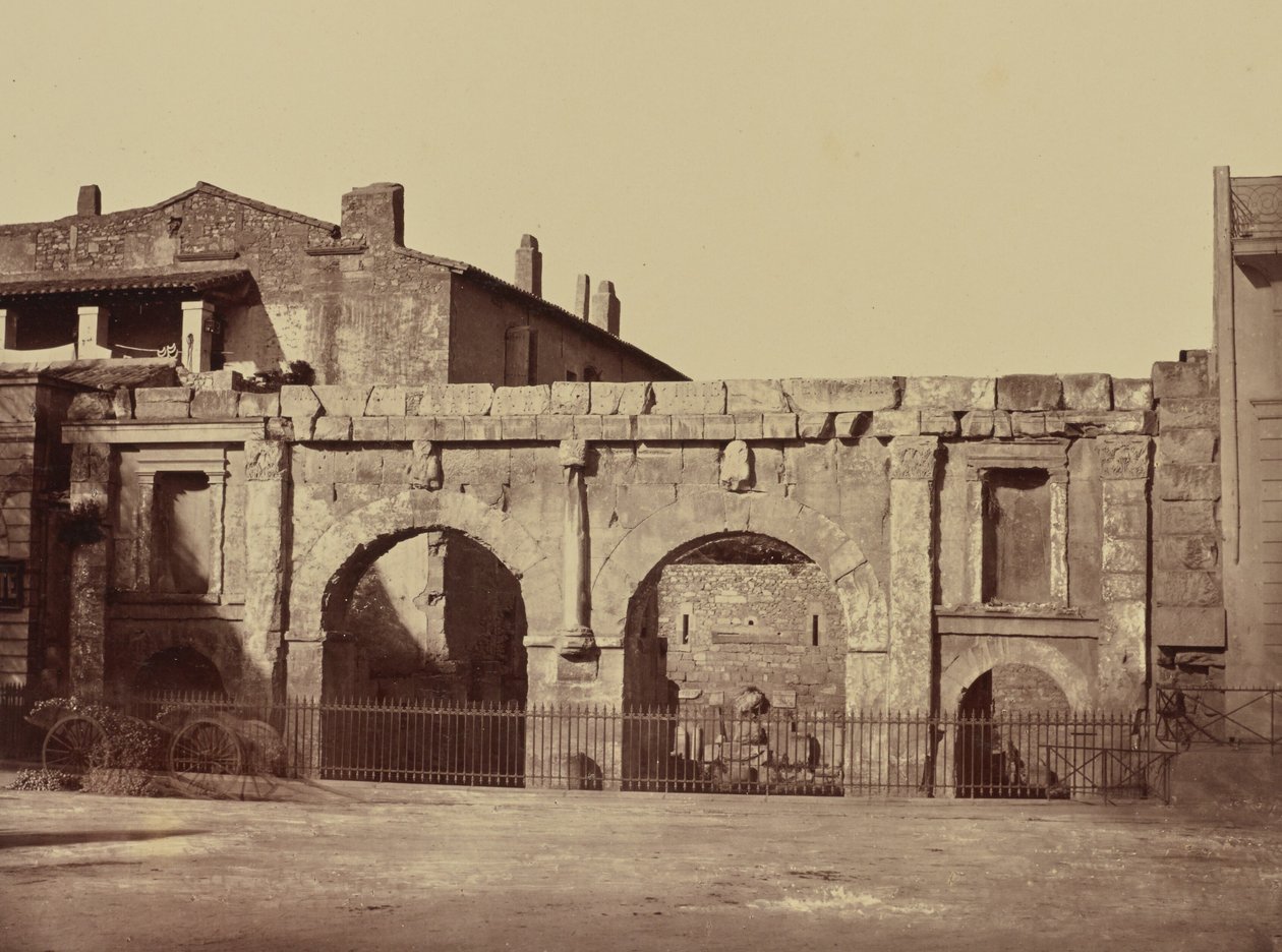 Nîmes. Augustova brána od Édouard Baldus