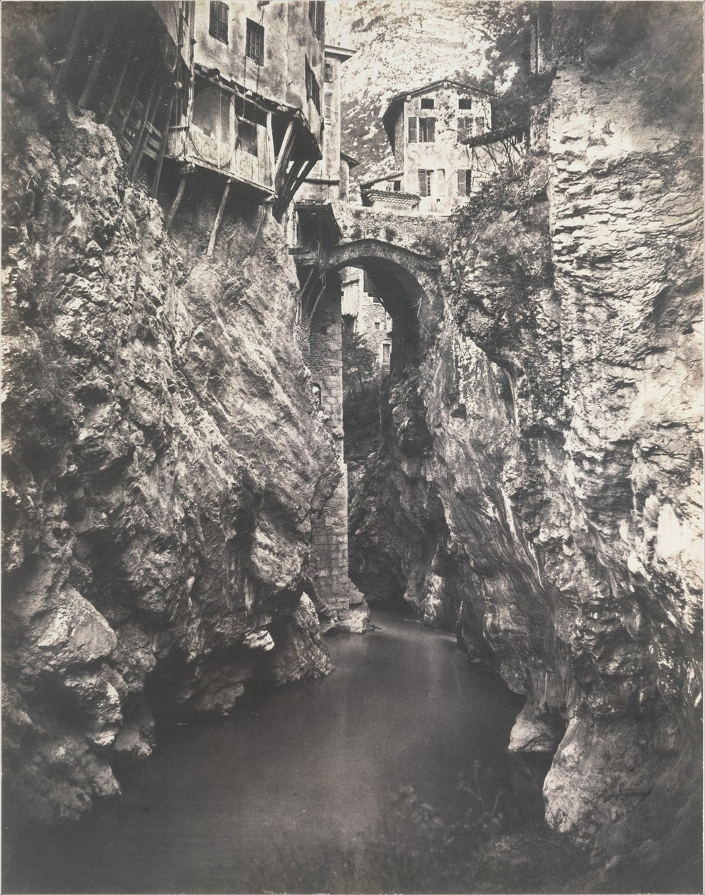 Pont-en-Royans od Édouard Baldus
