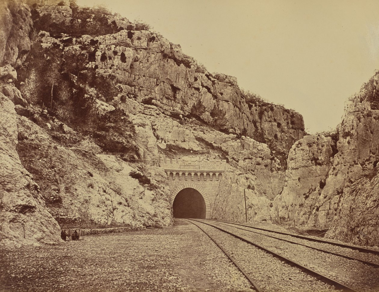 Tunel Nerthe od Édouard Baldus