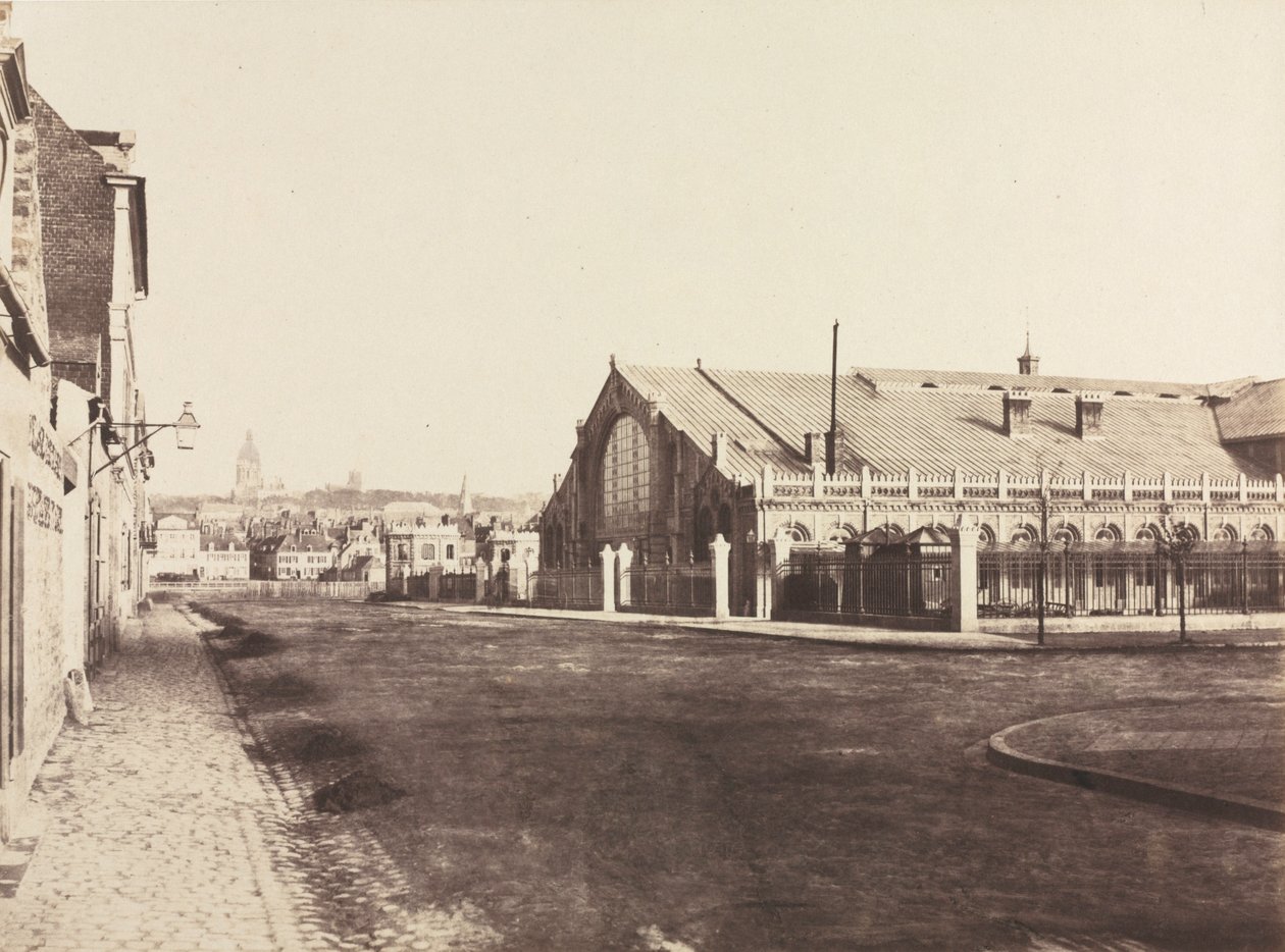 Jižní štít železniční stanice Boulogne, c. 1855. od Édouard Baldus