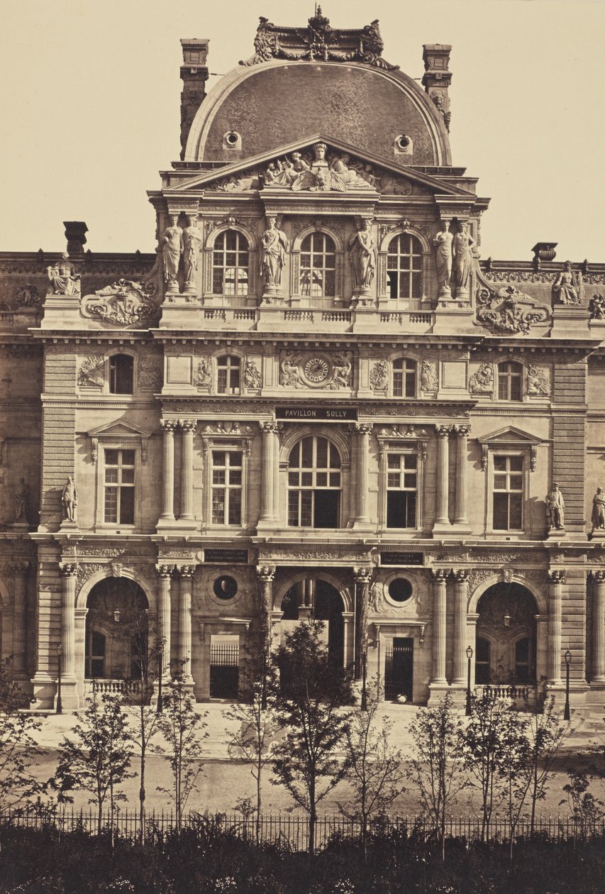 [Pavilon Sully, Louvre, Paříž] od Édouard Baldus