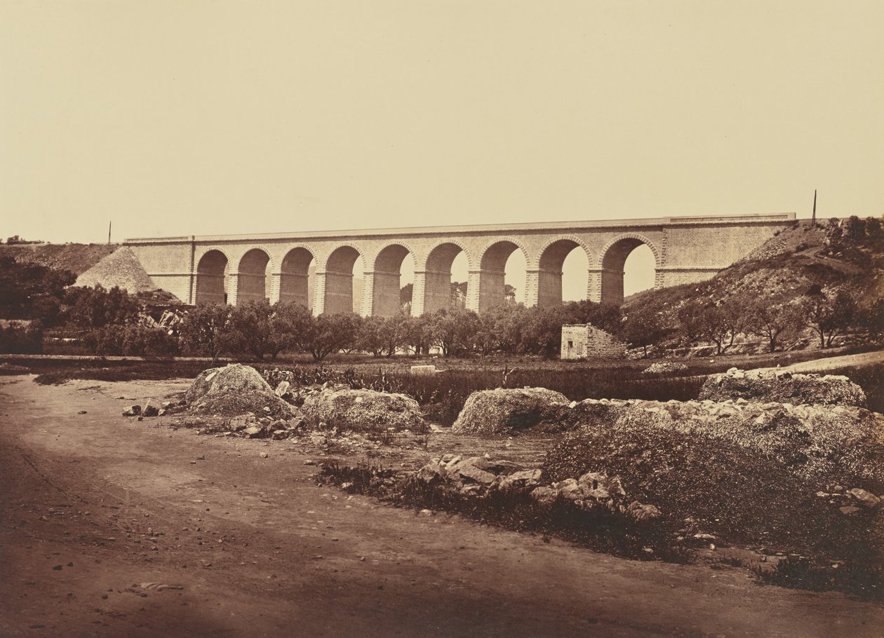 Viadukt v Bandolu od Édouard Baldus