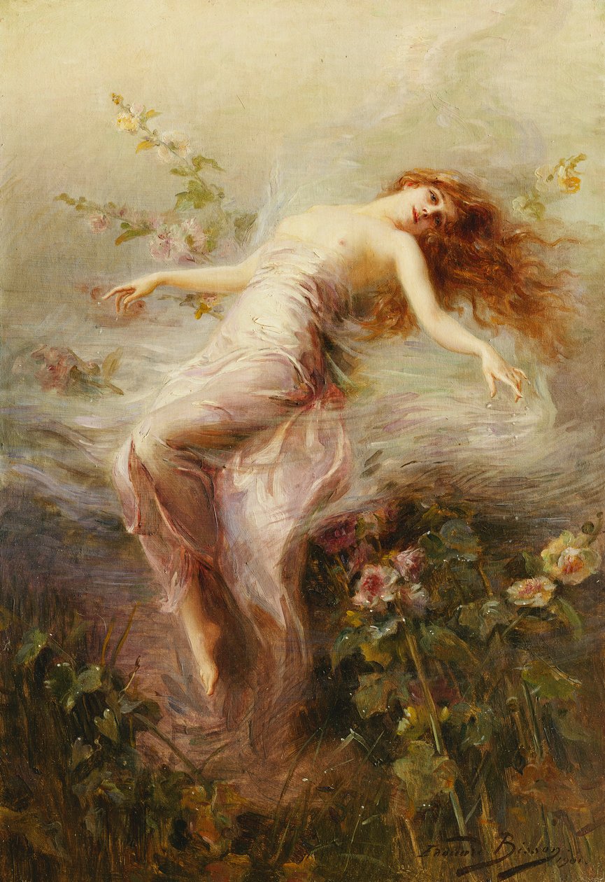 Nymfa od Édouard Bisson