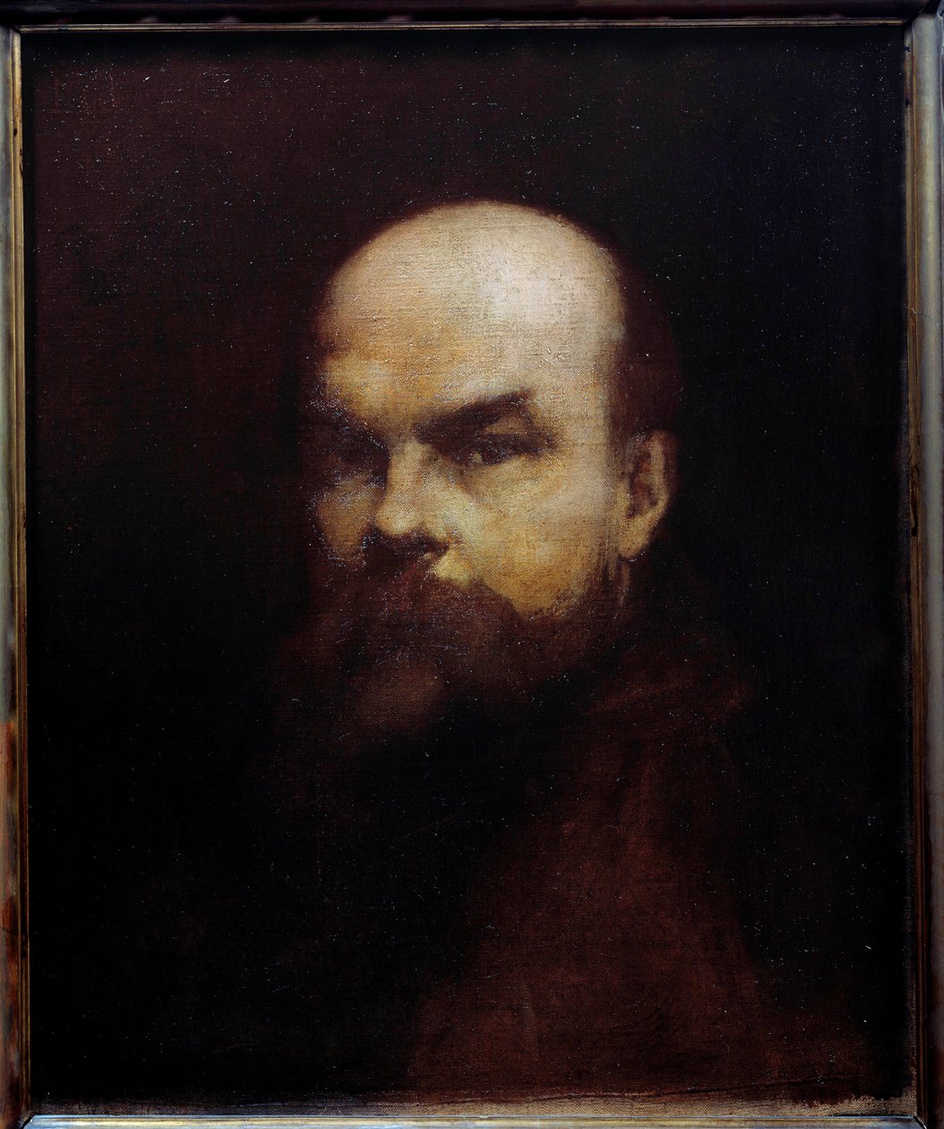 Portrét francouzského básníka Paula Verlaina (1844-1896) Malba Edouarda Chantalata (19. století) 19. století Metz, musee des Beaux Arts od Edouard Chantalat
