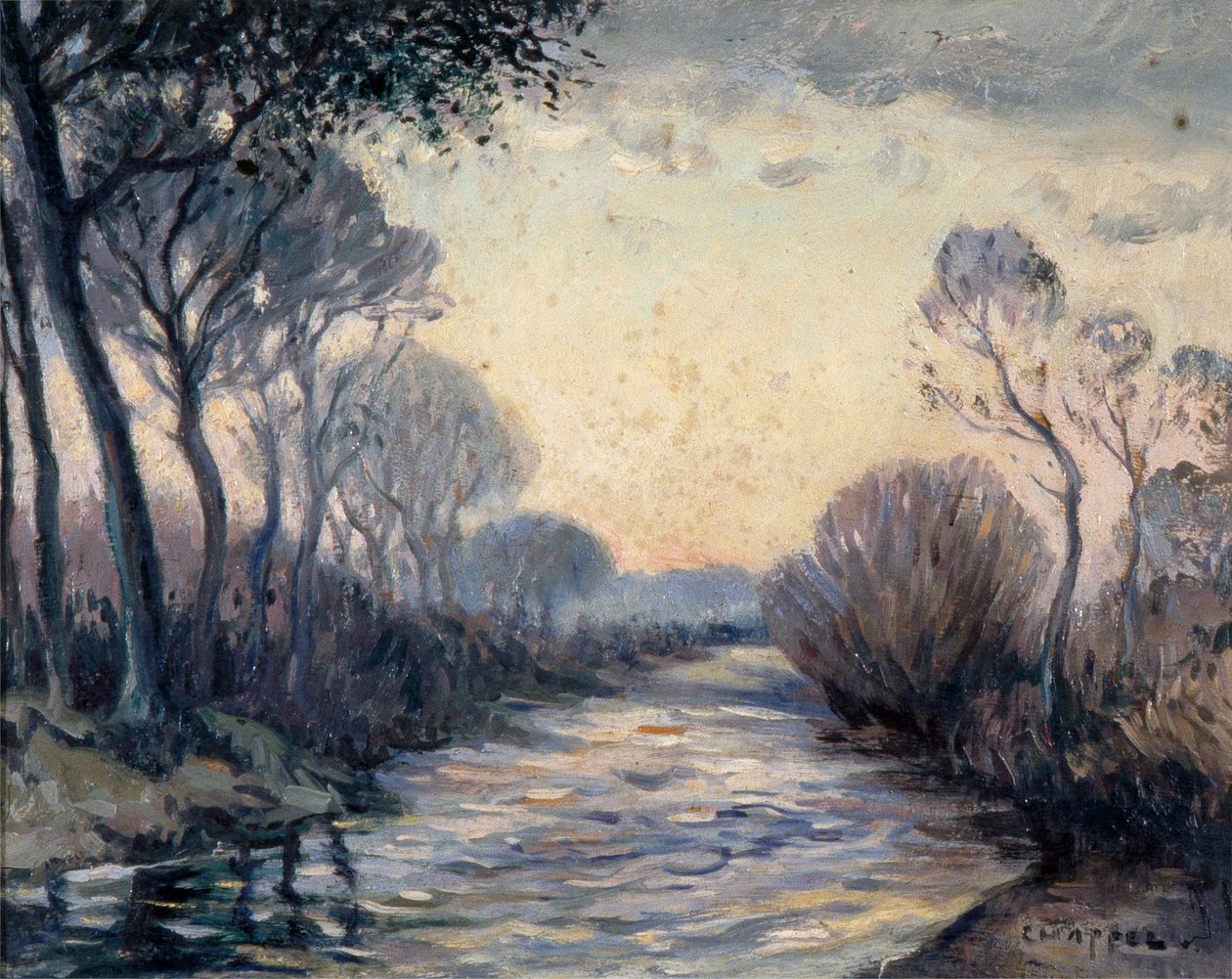 Řeka Cagnes od Edouard Chappel