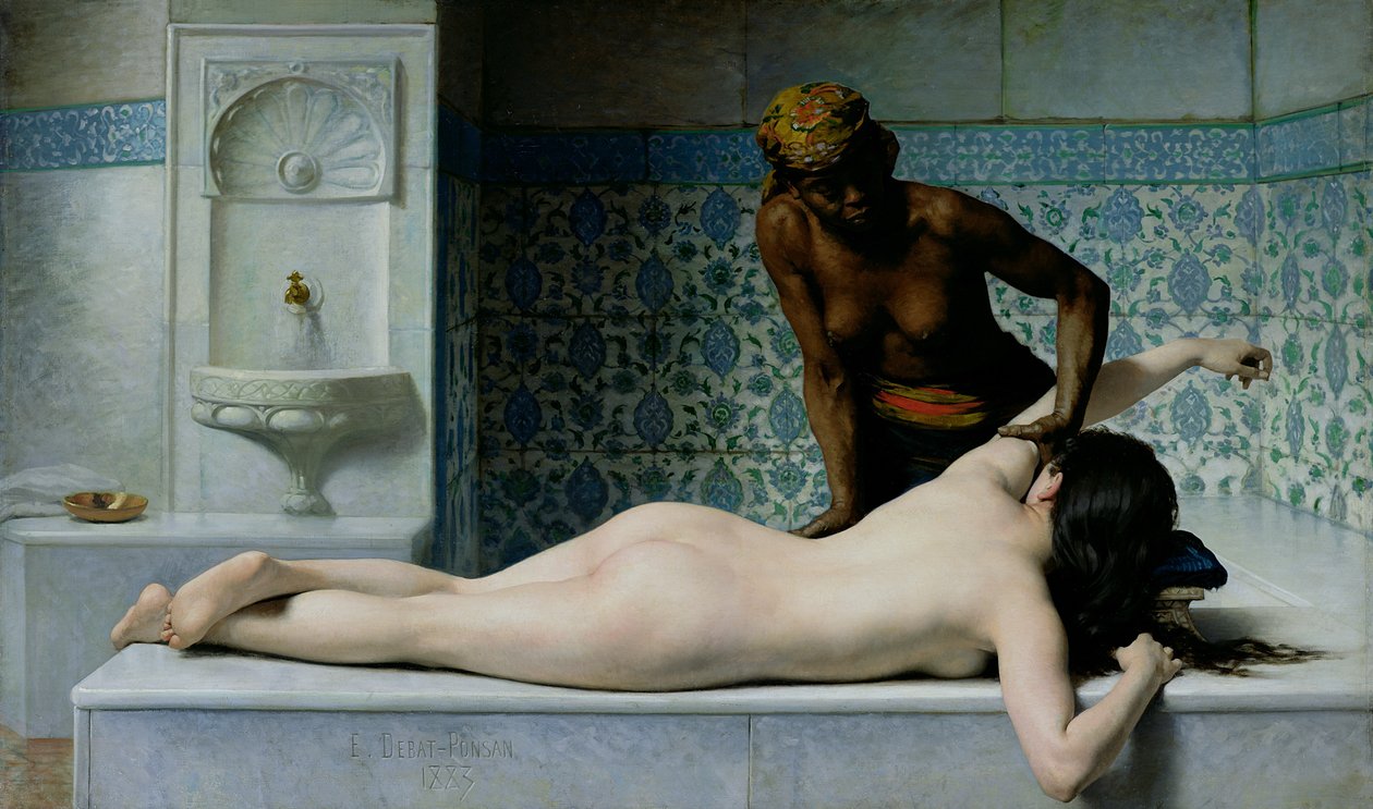 Masáž, 1883 od Edouard Debat Ponsan