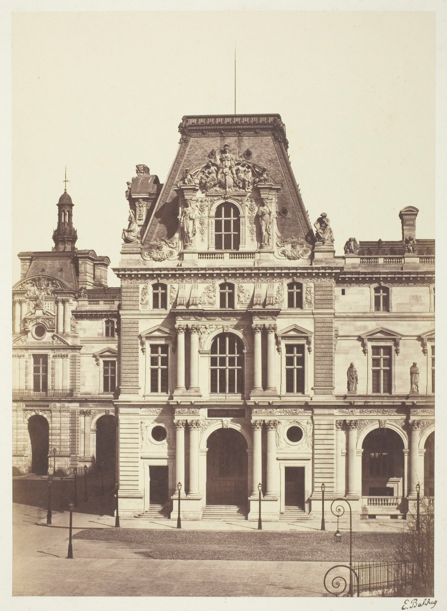 Les Tuileries od Edouard Denis Baldus