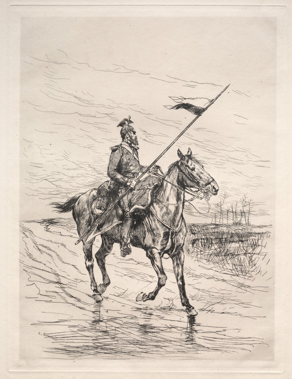Uhlan od Edouard Detaille