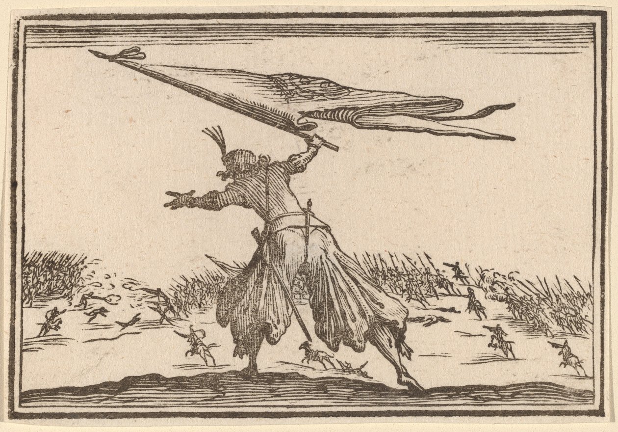 Standardní nosič od Edouard Eckman after Jacques Callot